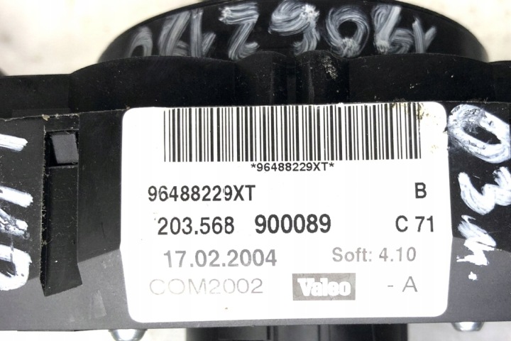 BAGUE SLIZGOWY CAOUTCHOUC CITROËN C3 I (FC_) 96488229XT 1.4L GASOLINE