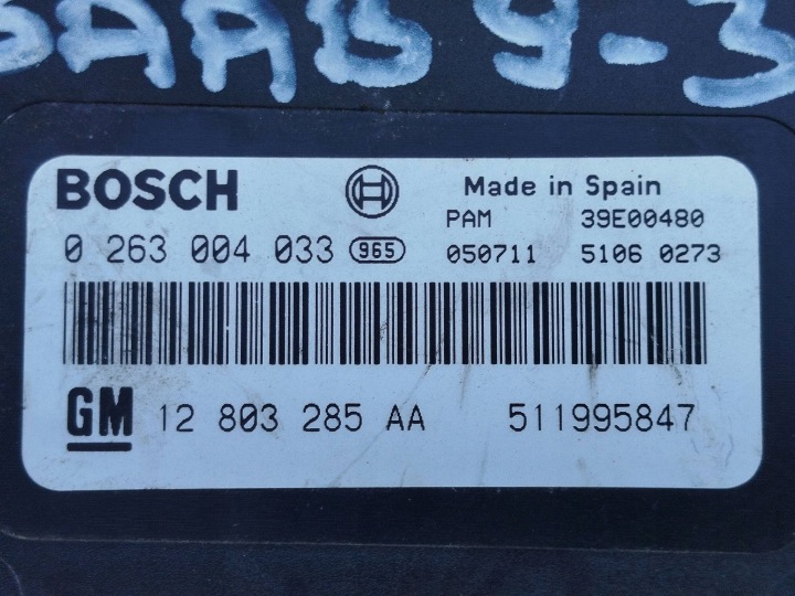 SAAB 9-3 VER1 2005 CONTRÔLEUR MODULE STATIONNEMENT PDC