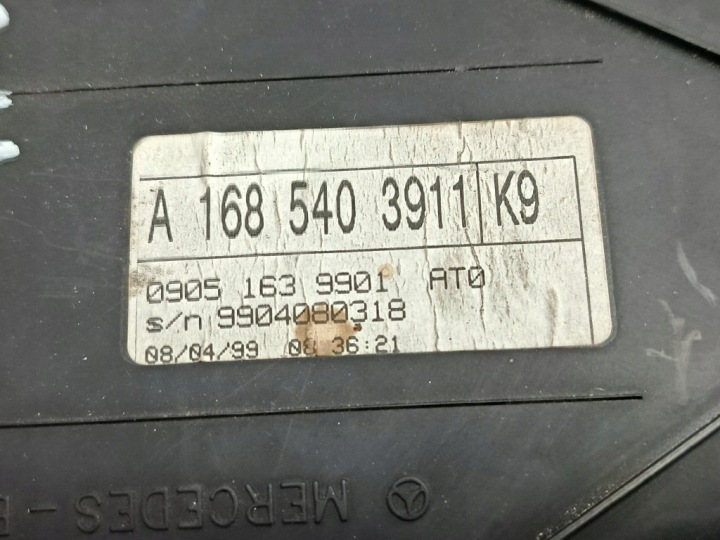MERCEDES W168 A170 1.7CDI COMPTEUR A1685403911 MAGNETI MARELLI 271TYS