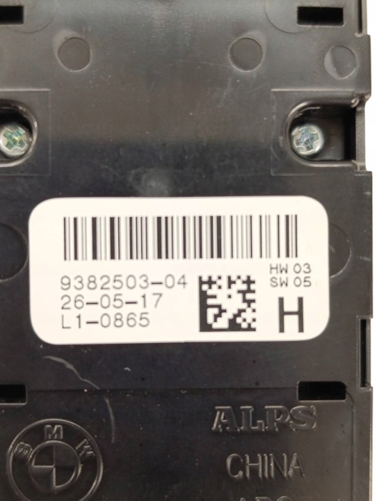 BMW 7 G11 G12 2018 PANNEAUX COMMANDE COMMUTATEURS