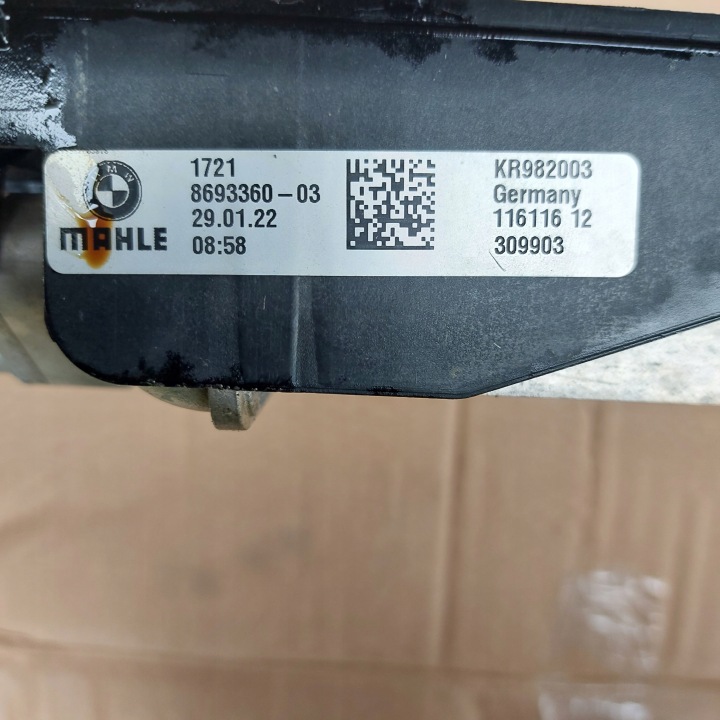 BMW X3 X3M G01 F97 X4 X4M G02 F98 RADIATEUR HUILES