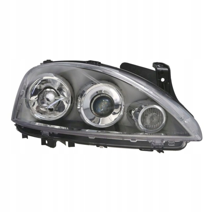 PROJECTEUR DROITE OPEL CORSA C 03-09 H7/H7 TYC