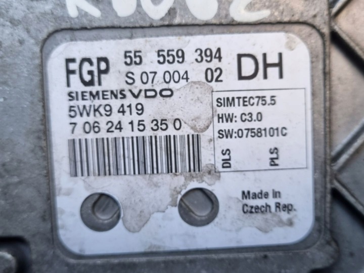 KIT DE DÉMARRAGE OPEL ASTRA H/FAMILY RESTYLAGE 2007 55559394