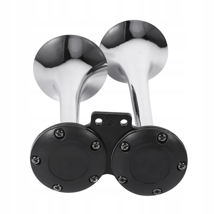 HAUT-PARLEUR KLAXON PNEUMATIQUE AVEC COMPRESSEUR AVERTISSEUR SONORE SIGNAL TROMPETTE TIR 12 V
