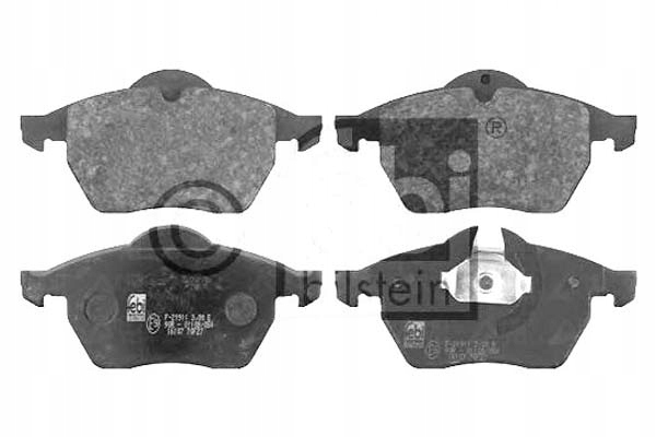 FEBI BILSTEIN 16107 KIT PLAQUETTES FREINS FREINS DISQUE