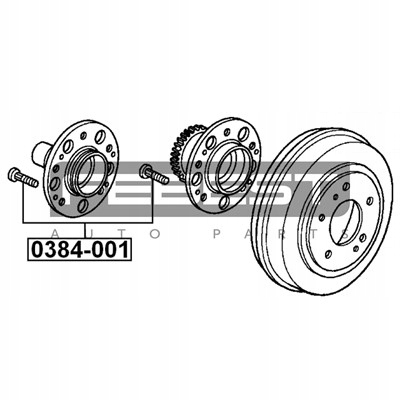 ESPÁRRAGOS RUEDAS HONDA CR-V CIVIC CITY FEBEST 0384-001 