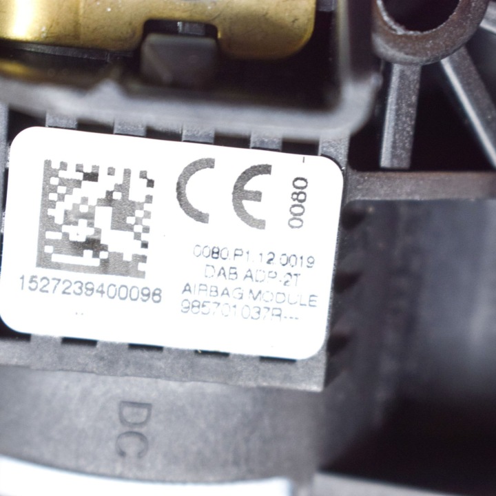 RENAULT ZOE 2015 COUSSIN SÉCURITÉ AIRBAG CAOUTCHOUC