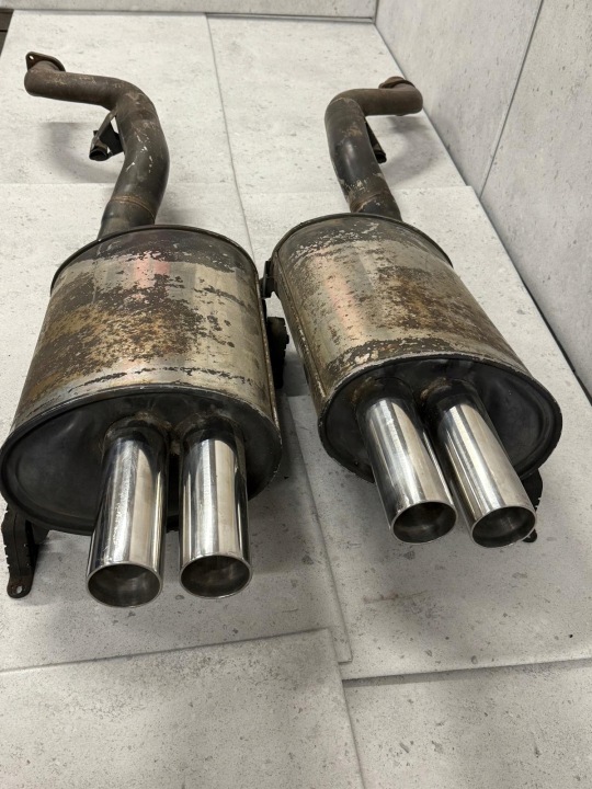 BMW Z3 M OE PAIRE SILENCIEUX D'ÉCHAPPEMENT 1404318 I 1404317 KIT 4 AMPLIFICATEURS