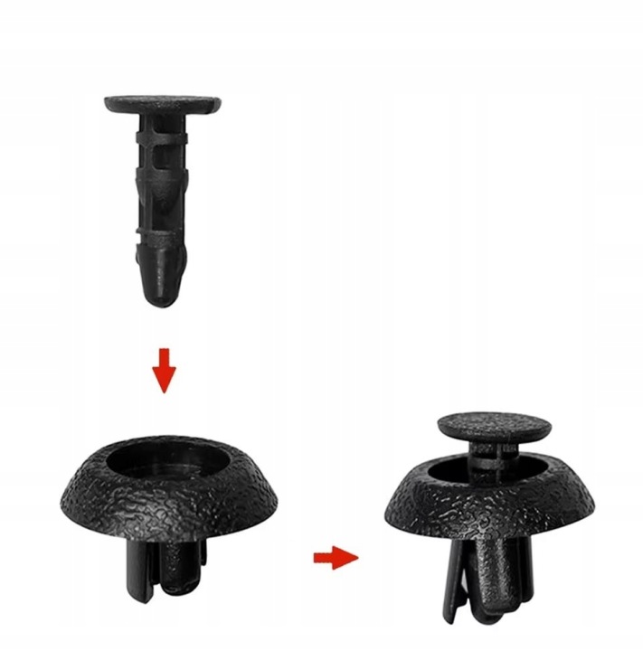 10X ÉPINGLES À CHEVEUX ROZPOROWE 6.6 MM LEXUS TOYOTA UNIVERSEL COLLECTEUR CLIPS