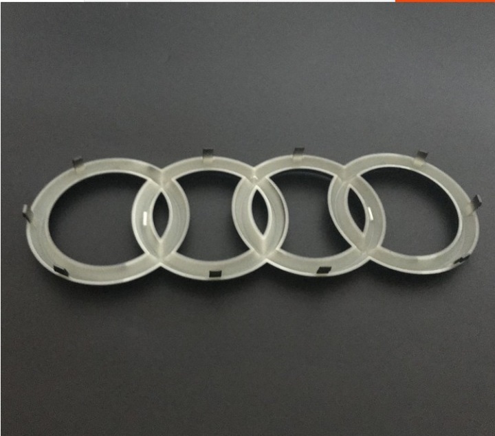 EMBLÈME INSIGNE ARGENT AUDI Q3Q5Q7 AVANT 285MM