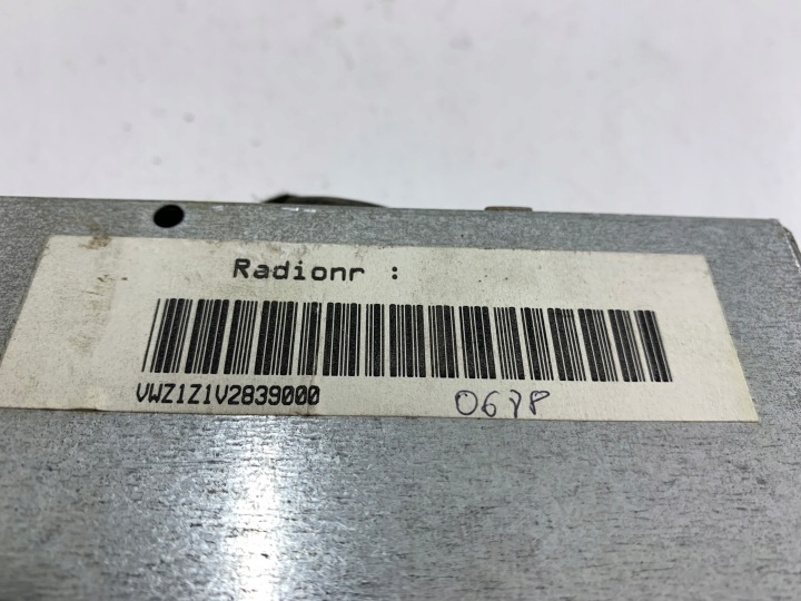 VW GOLF IV BORA RADIO AUTORADIO CASSETTE ALPHA 3B0035156A