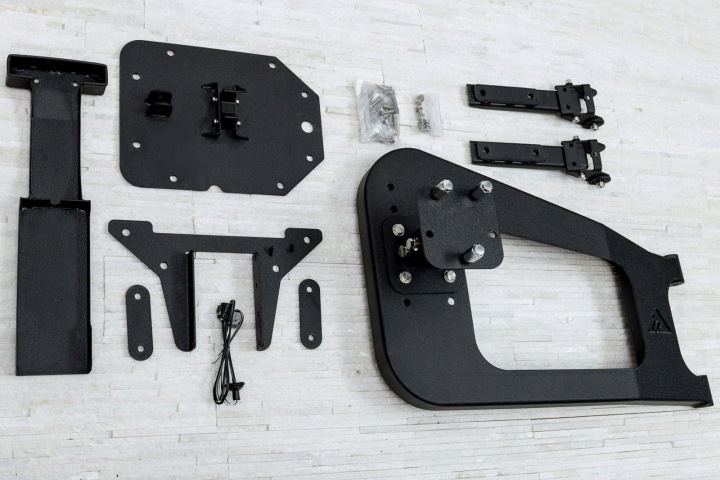 JEEP WRANGLER JK 2007-2018 RENFORCÉ POIGNÉE ROUES DE RÉSERVE