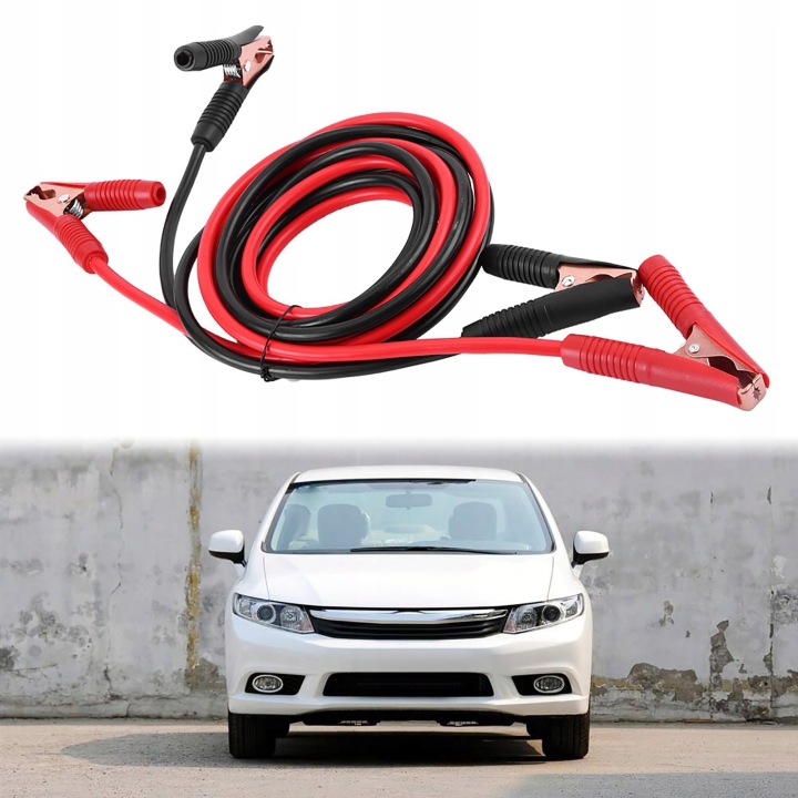 CÂBLE POWER BOOSTER 4 MÈTRE 2200A D'URGENCE CONDUITES DE DÉRIVATION DÉMARRAGE BATTERIE AUTOMOBILE