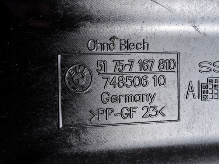 CENTRALE PROTECTION PLAQUE PLANCHER CHÂSSIS BMW E81 E87 E90 E91 E92 E93 7167810