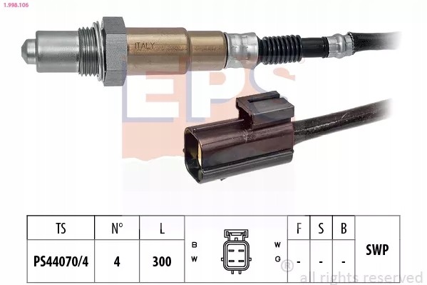 SONDE LAMBDA EPS 1.998.106 ADN17024 NISSAN