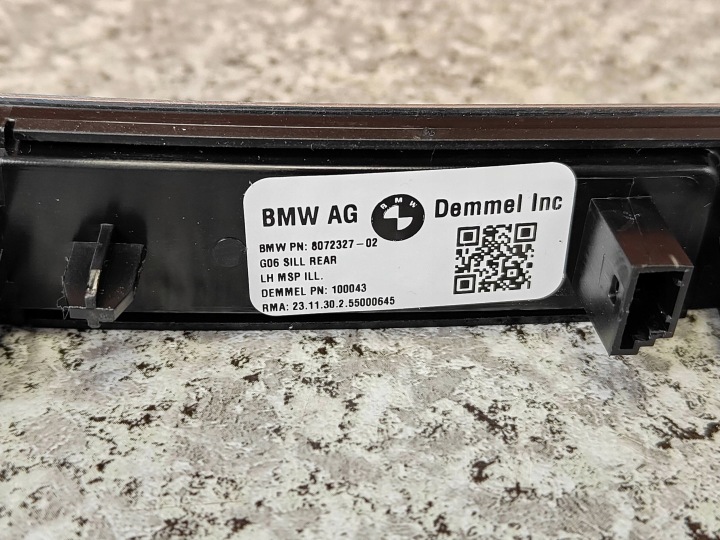 BMW X6 G06 X6M F96 BAGUETTES REVÊTEMENTS SEUIL RÉTROÉCLAIRÉ LED ENSEMBLE 8069271