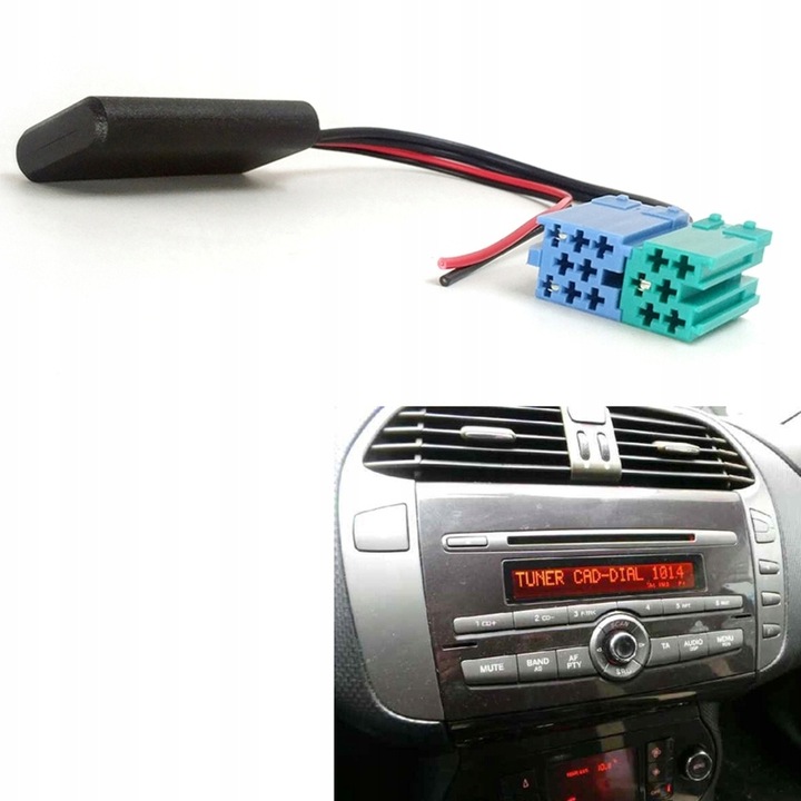 By ux for fiat bravo 2007 visteon radio wire aux in Europe