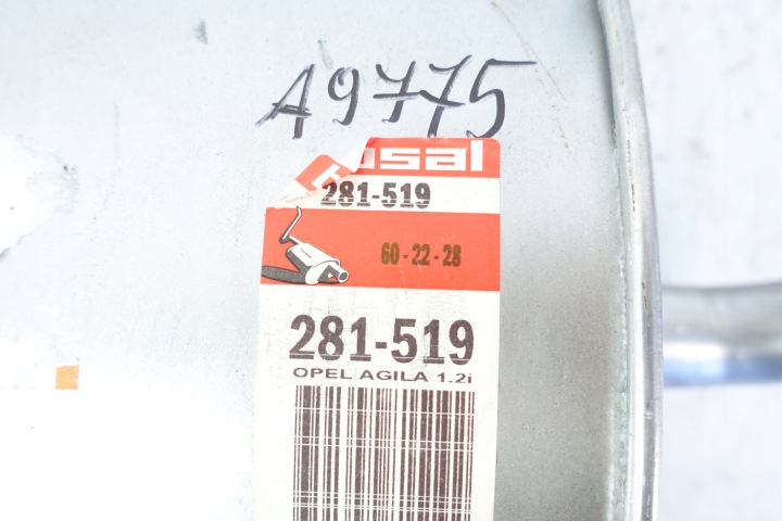 OPEL AGILA A 1.2 16V SILENCIEUX FINAL BOSAL 281-519 5852146 24430558