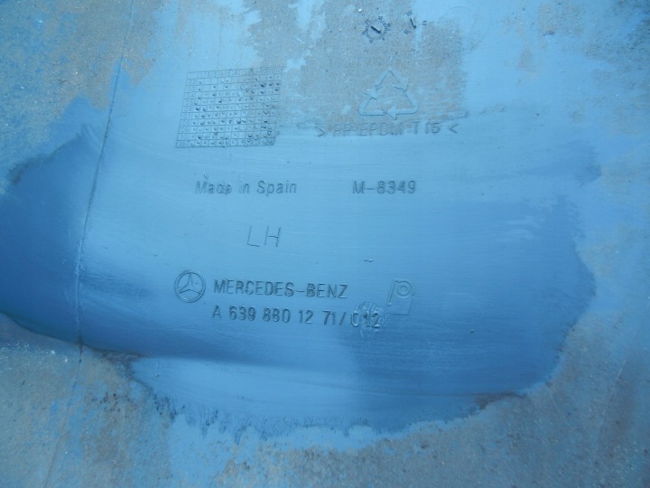 ANGLE PARE-CHOCS GAUCHE ARRIÈRE MERCEDES VITO 639 LIFT 12R