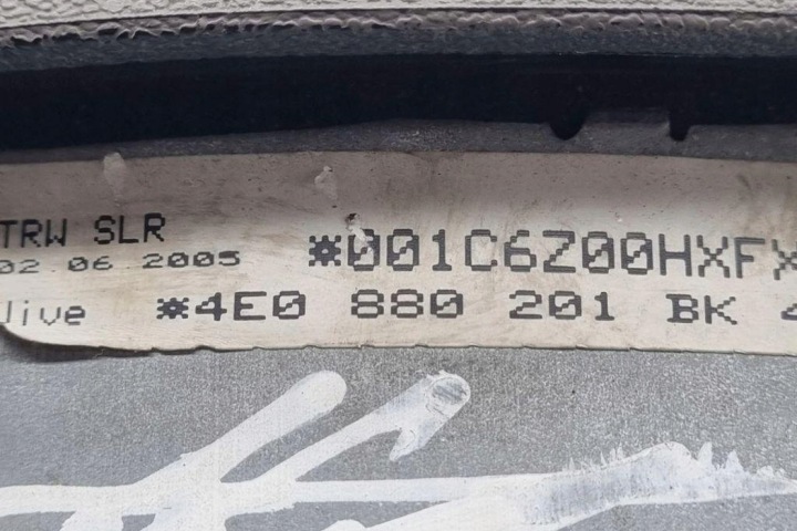 AIRBAG CONDUCTEUR AUDI 4E0880201BK 2.7L DIESEL 2007