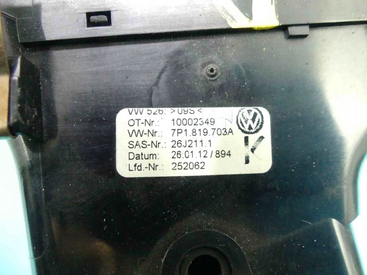 CHÂSSIS VW TOUAREG II 10- 3,0 TDI 7P1857221 7P1857189B 7P1819703A