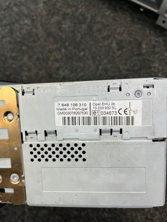 OPEL VECTRA C LIFT RADIO MONITEUR PANNEAU CONDUIT D'AIR FRANÇAIS MENU 13265760