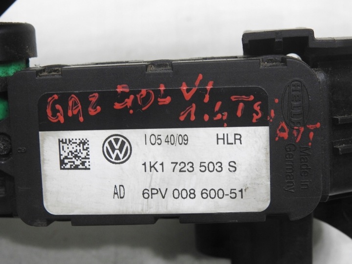 PÉDALE GAZ POTENTIOMÈTRE GOLF VI 1.4 TSI 1K1723503S