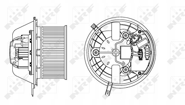 VENTILATEUR SIMPLE PIÈCES NRF 34169