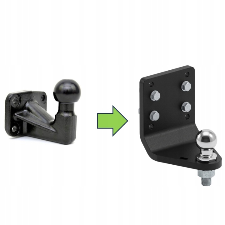ADAPTATEUR PIGNON CROCHET D'ATTELAGE 55MM VERS MERCEDES SPRINTER II DE 2006