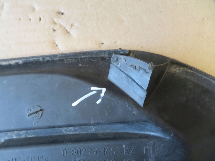 IVECO DAILY GRILLE PARE-CHOCS GAUCHE 105802356346 -REMO