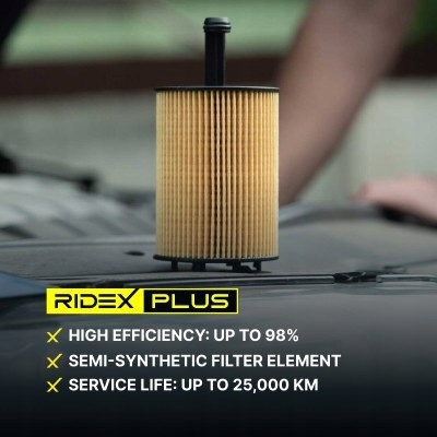 RIDEX 7O0040P FILTRE HUILES