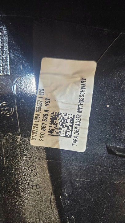 CHÂSSIS RÉTROVISEURS EXTÉRIEUR AVANT DROIT VW POLO MK6 2G0857538A