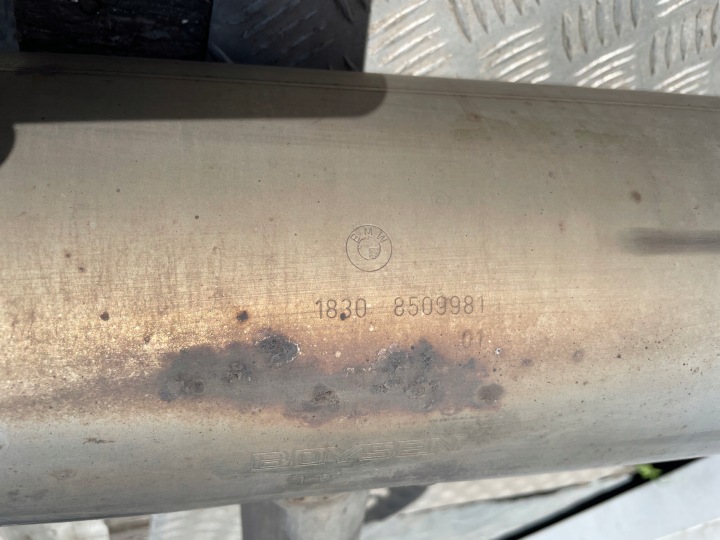 ÉCHAPPEMENT SILENCIEUX TUYAU EMBOUTS BMW E70 X5 3.0D N57 306KM LIFT ORIGINE BOYSEN EN TRÈS BON ÉTAT