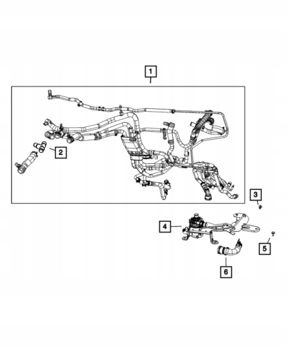 SRUBKA BOLT UNDER HOOD CHRYSLER JEEP DODGE RAM 