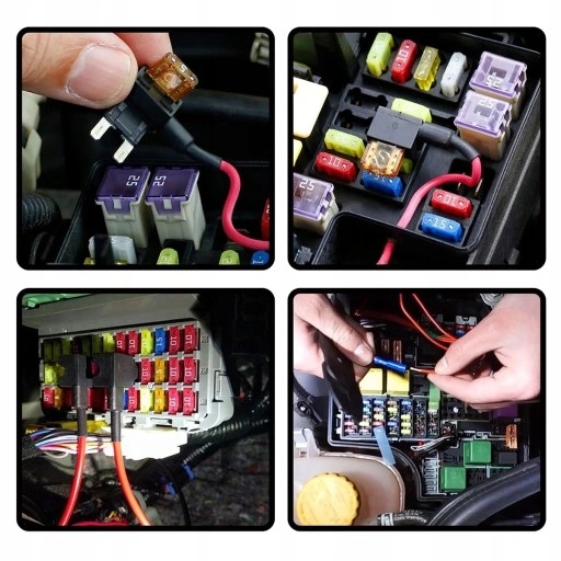8SZT ADAPTATEUR PRISE FUSIBLE AUTOMOBILE BYPASS VERS VOITURE VOITURES