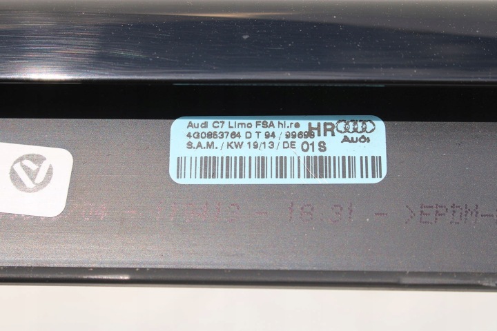 AUDI A6 MOULURE JOINT D'ÉTANCHÉITÉ PORTES DROIT AVANT ARRIÈRE 4G0853764D 4G0853284G 4G0853