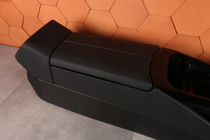 BMW 5' G60 G61 TUNNEL CENTRAL ACCOUDOIR CUIR VEGANZA NOIR 5A4FC42