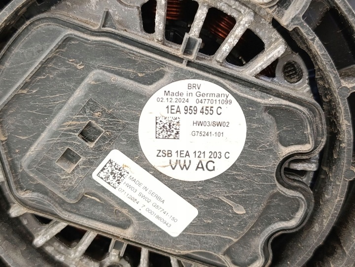 2025 SKODA ENYAQ IV PANNEAU AVANT 1EA959455C