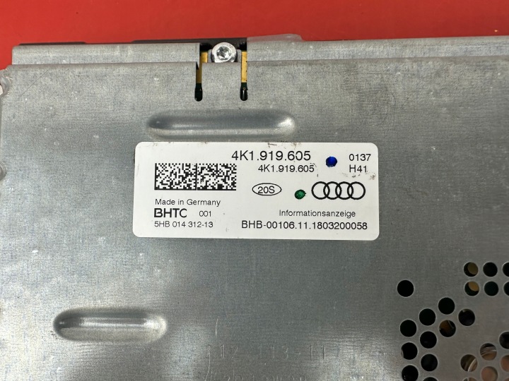 AUDI A6 C8 A7 ÉCRAN MONITEUR MONITEUR MMI 4K1919605