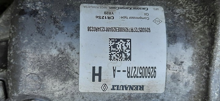 COMPRESSEUR COMPRESSEUR DE CLIMATISATION 1.3TCE RENAULT EXPRESS 926005727R