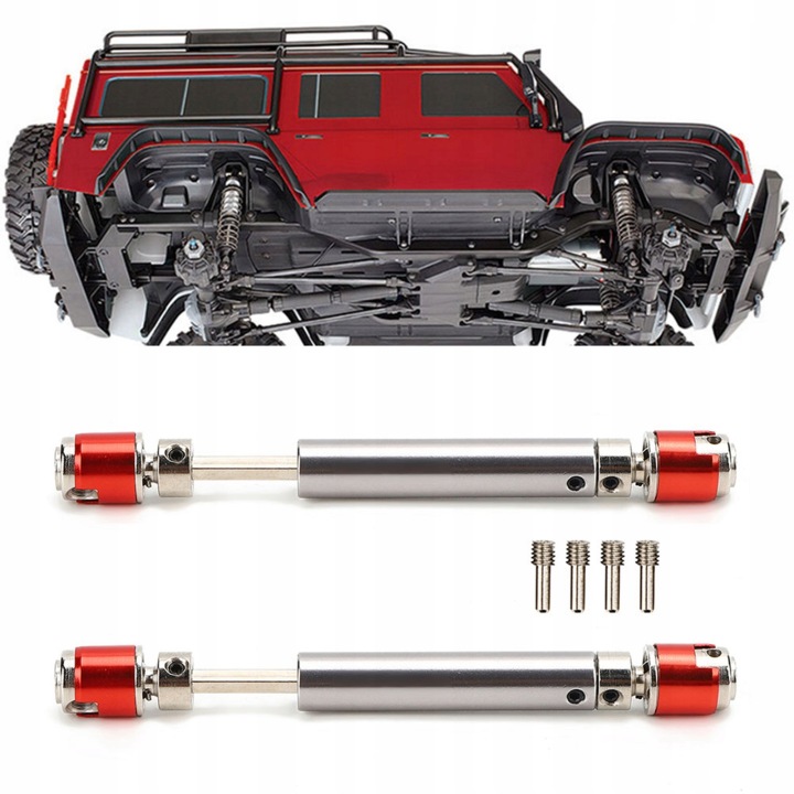 RC CRAWLER ARBRE DE TRANSMISSION 2PCS MÉTAL VERS PIÈCES AUTOMOBILES AXIAL SCX10 D90