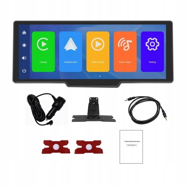 2 X MONITEUR AUTOMOBILE PODOFO A3247 CARPLAY&ANDROID AUTO 10.26''