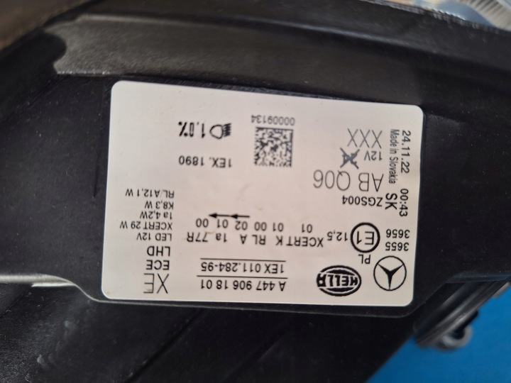 MERCEDES VITO V CLASSE W447 PROJECTEUR GAUCHE COMPLET LED ILS NEUF
