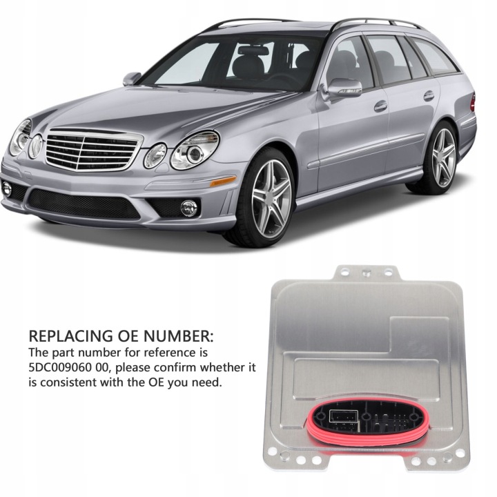 HID REFLIGHT BALLAST ALUMINIUM STOP 5DC009060 00 POUR E CLASSE W211 JO