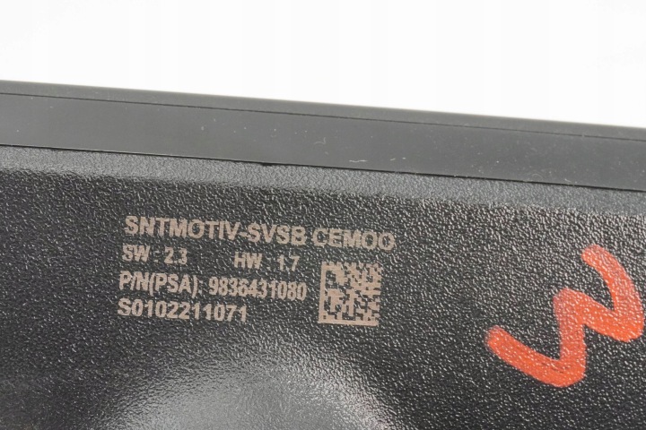 ÉCRAN MONITEUR CITROEN BERLINGO 9836431080