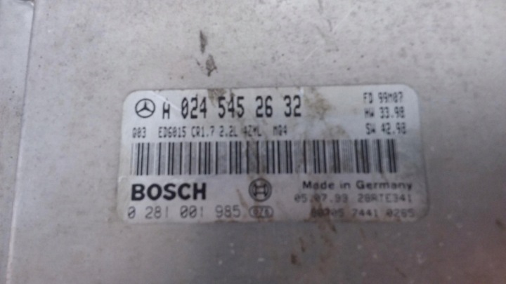 MERCEDES VITO W638 2.2 CDI ORDINATEUR CONTRÔLEUR MOTEUR A0245452632