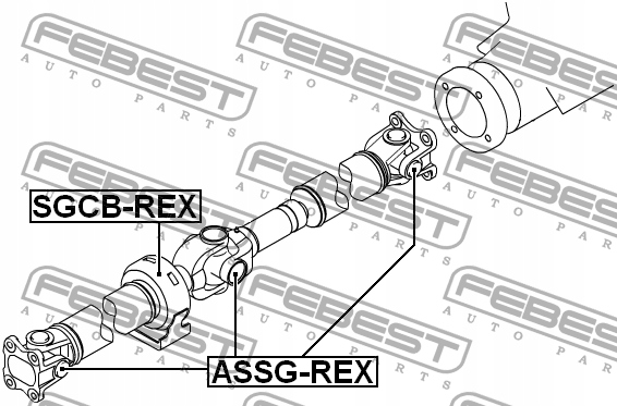 AXLE SWIVEL SHAFT PROPULSION ASSG-REX FEBEST CHEVROLET photo 10 - milautoparts-fr.ukrlive.com