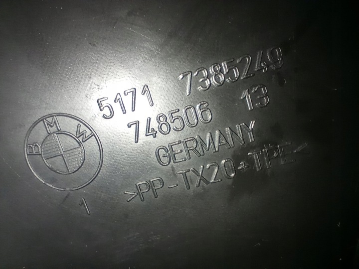 BMW 2 PIÈCES F39 2019 GUIDE D'AIR PROTECTION ADMISSION 7385249 7355438 EUROPE