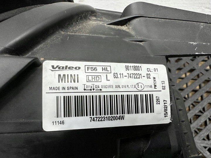 PHARE COMPLÈTE MINI ONE COOPER F56 F55 7472231