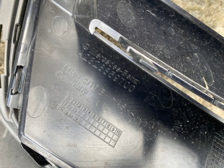 MERCEDES 232 SL AMG PARE-CHOCS GRILLE AVANT 2328858100 2328859700 ORIGINAL